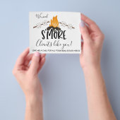 実在SMORE紹介通知はがき チラシ (手)
