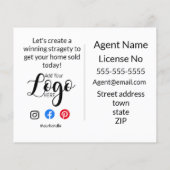 実在SMORE紹介通知はがき チラシ (裏面)