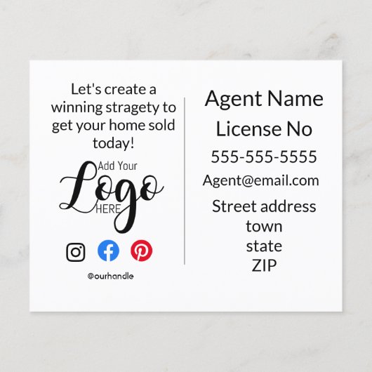 実在SMORE紹介通知はがき チラシ (裏面)