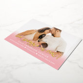 実在Snuggle Foilおもしろいベビー誕生発表 箔シーズンカード (回転した状態)