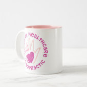 実地ヘルスケアのマグ ツートーンマグカップ (正面左)