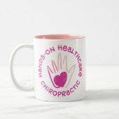 実地ヘルスケアのマグ ツートーンマグカップ (左)