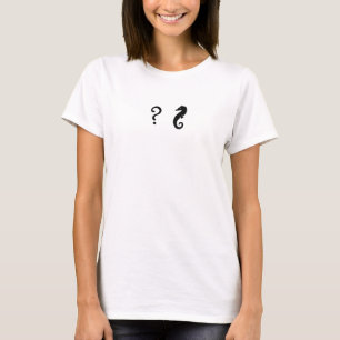 実存主義のタツノオトシゴ_夢中 Tシャツ