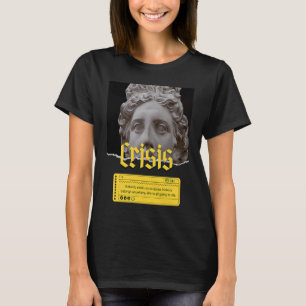 実存主義危機哲学引用文 Tシャツ