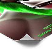 実存性ライトエイプグリーン ポスター (角)