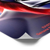 実存性ライトエイプレッド ポスター (角)