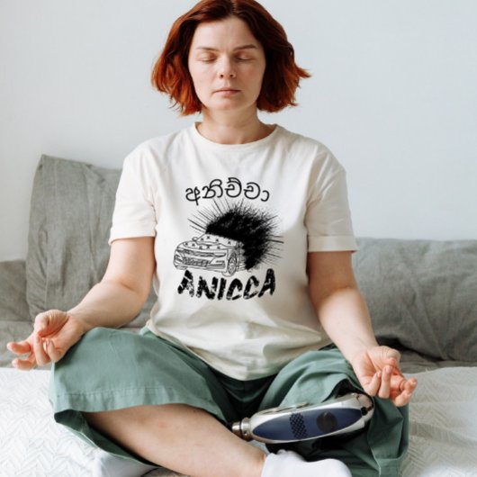 実存的グランジ ANICCA(अनिच्च)パンク 無常 Tシャツ