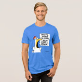 実存的チキンバイサンドラボイントン トライブレンドTシャツ (正面全面)