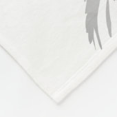 実存的バラ フリースブランケット (角)