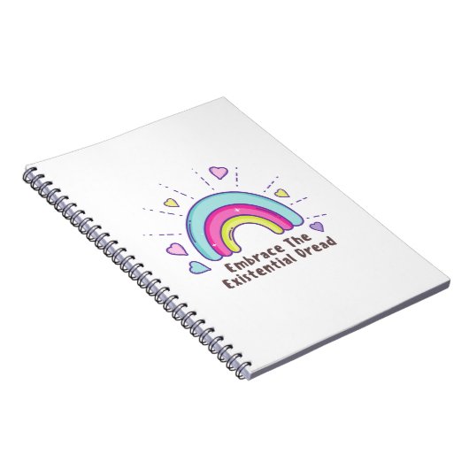 実存的恐怖のノートをおもしろい取り入れる ノートブック (右側)