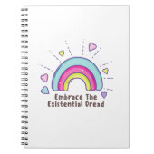 実存的恐怖のノートをおもしろい取り入れる ノートブック (正面)