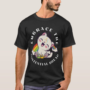 実存的恐怖を受け入れる Tシャツ