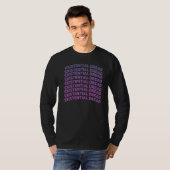 実存的恐怖スローガン街着エステティックリター Tシャツ (正面フル)