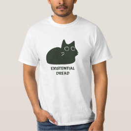 実存的恐怖ネコ Tシャツ