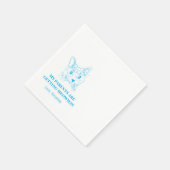 実家で飼っている猫のナプキン結婚に悩まされている スタンダードカクテルナプキン (角)