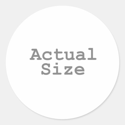 実寸 ラウンドシール (正面)