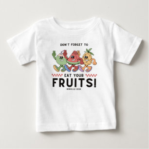 実忘れを食べ食べるな ベビーTシャツ