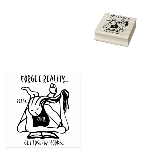 実忘れ現、書籍の図書館のスタンプ失ったを取得する ラバースタンプ (押印)