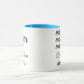 実恋しく思際博士だ マグカップ (中央)