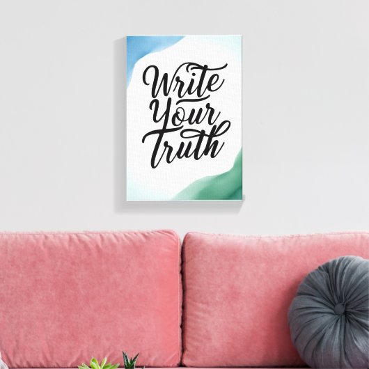 実書事 キャンバスプリント (インサイチュ (リビング))