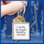 実書現吸者おもしろいが贈り物 キーホルダー