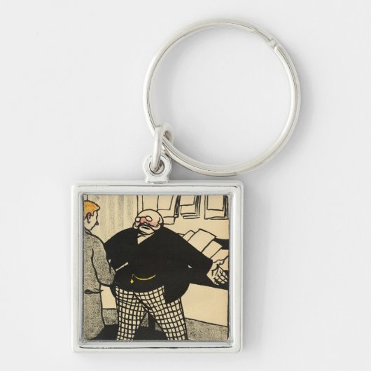 実業家および彼の顧客 キーホルダー (正面)