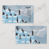 実業家のデザイン 名刺 (正面/裏面)