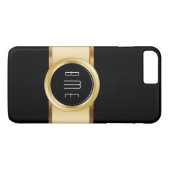 実業家のモノグラム Case-Mate iPhoneケース (裏面(横))