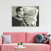 実業家読新聞 キャンバスプリント (インサイチュ (リビング))