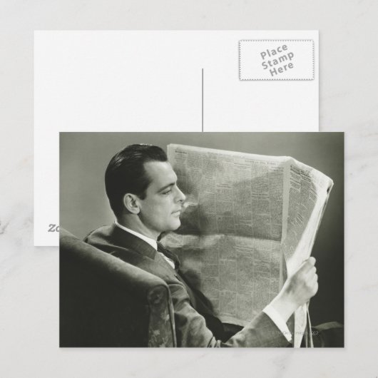 実業家読新聞 ポストカード (正面/裏面)