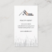 実業家 |エステート実在ロゴ |スカイライン 名刺 (裏面)