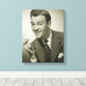 実業家 キャンバスプリント (インサイチュ (ウッドフロア))