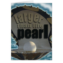 実物より大きい真珠