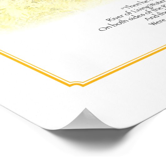 実物大の木13x19 ポスター (角)