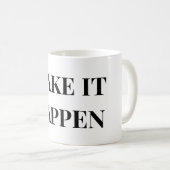 実現させる コーヒーマグカップ (正面右)