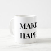 実現させる コーヒーマグカップ (正面左)