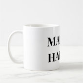 実現させる コーヒーマグカップ (左)