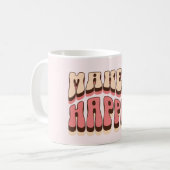 実現させる コーヒーマグカップ (正面左)