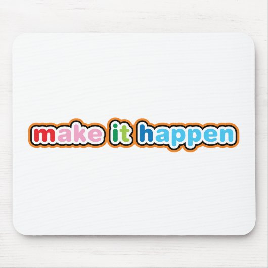 実現させる マウスパッド (正面)