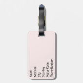 実現させる ラゲッジタグ (裏面縦)