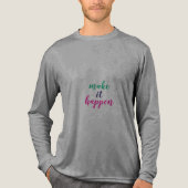 実現しようTシャツ トライブレンドTシャツ (正面)