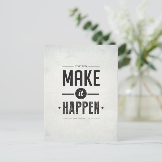 実現する – はがき (スタンド正面)