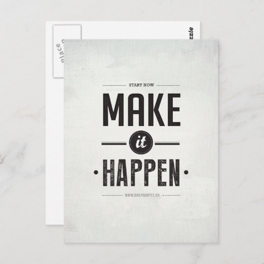 実現する – はがき (正面/裏面)