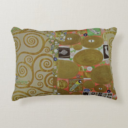 実現、c.1905-09のための勉強(w/c及びpapの金ゴールド アクセントクッション (正面)