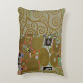 実現、c.1905-09のための勉強(w/c及びpapの金ゴールド アクセントクッション (裏面(縦))