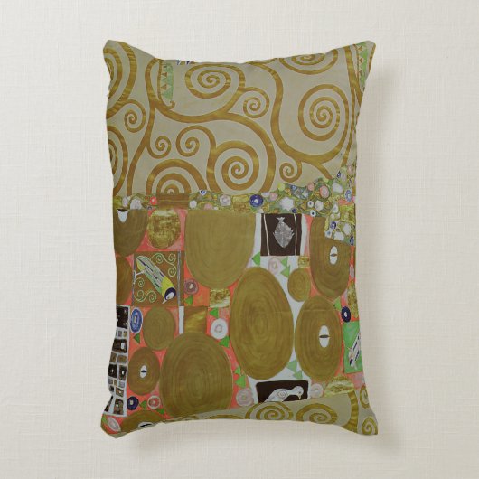 実現、c.1905-09のための勉強(w/c及びpapの金ゴールド アクセントクッション (正面(垂直))