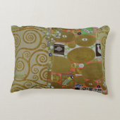 実現、c.1905-09のための勉強(w/c及びpapの金ゴールド アクセントクッション (裏面)