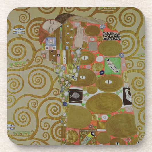 実現、c.1905-09のための勉強(w/c及びpapの金ゴールド コースター (正面)