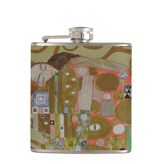 実現、c.1905-09のための勉強(w/c及びpapの金ゴールド フラスク (正面)