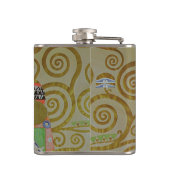 実現、c.1905-09のための勉強(w/c及びpapの金ゴールド フラスク (裏面)